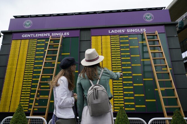 Il y a eu de la confusion lors du tirage de Wimbledon lorsque certains noms ont été placés dans les mauvais spots